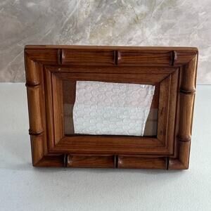 Foreside Photo Frame Bamboo Root Borders 4x6 Photo